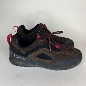Butora Climbing Hiking Walking Shoes Lace Up Sneakers Men Size 9.5 Brown Black